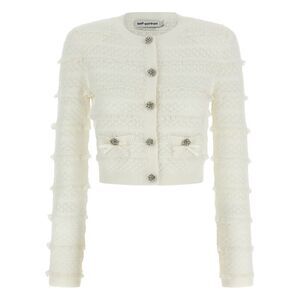 Self Portrait Women 'Pointelle Diamante' Cardigan